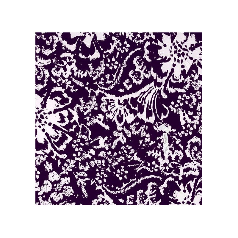 Fight, Fight, Plum and White fabric swatch