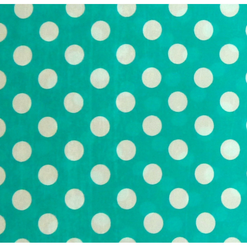 Jade Dot fabric swatch