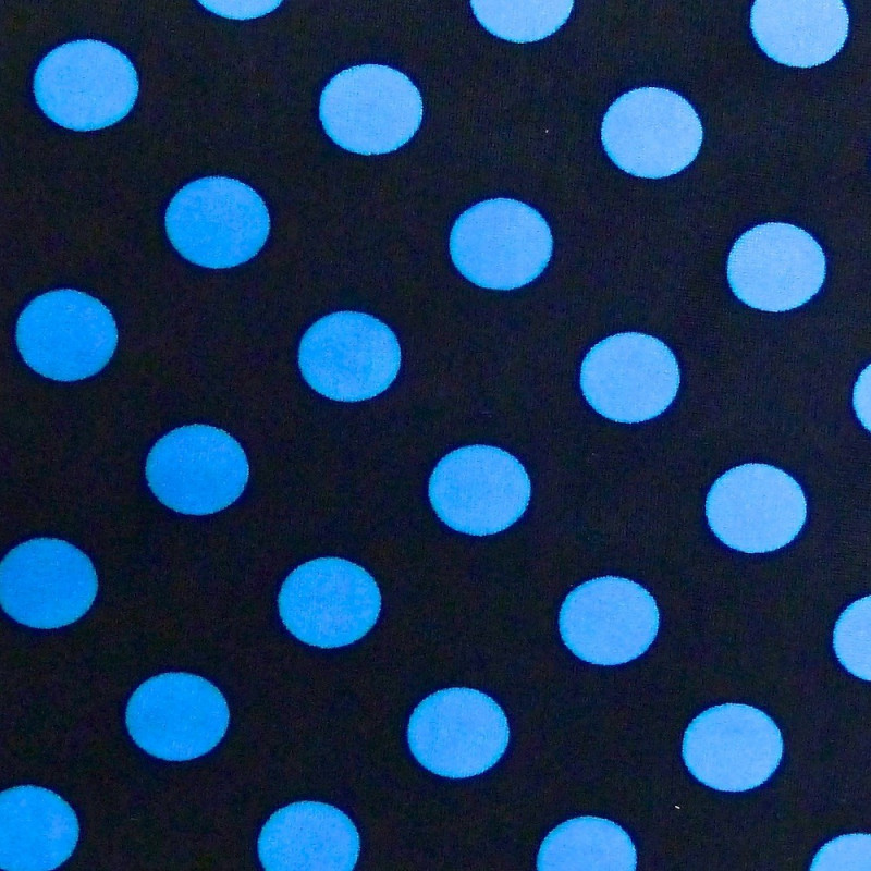 Turquoise Dot fabric swatch