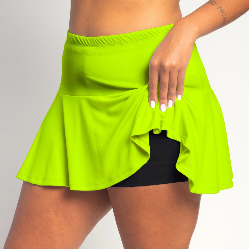 Flounce Skort - Neon all over