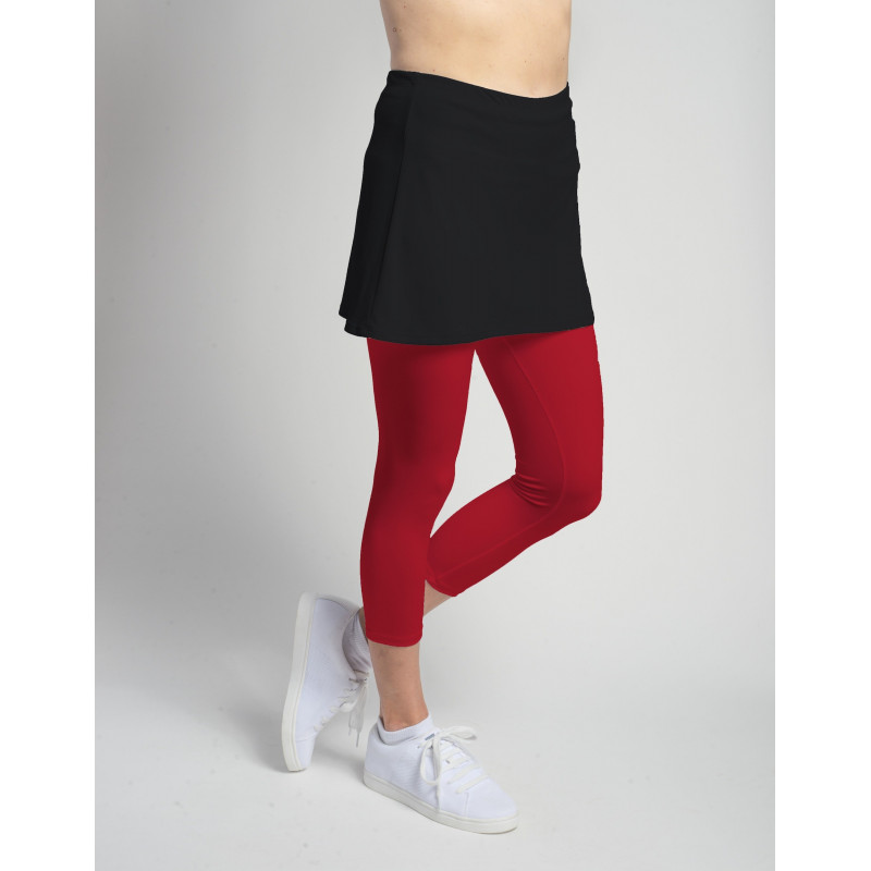 Capri (separate) with tennis ball pocket - Red