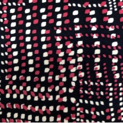 Navy/Pink Abstract Dots fabric swatch