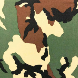 Camouflage fabric swatch