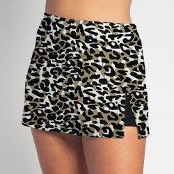 Side Slit Skort - Jaguar - Black Shorts
