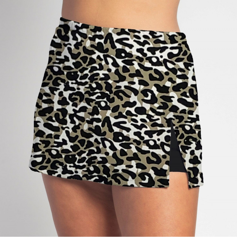 Side Slit Skort - Jaguar - Black Shorts Side Slit Skort - Jaguar - Black Shorts