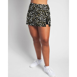 Side Slit Skort - Jaguar - Black Shorts