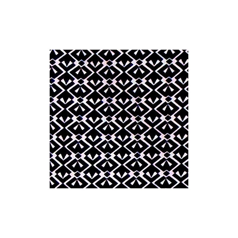 BW Geometric fabric swatch