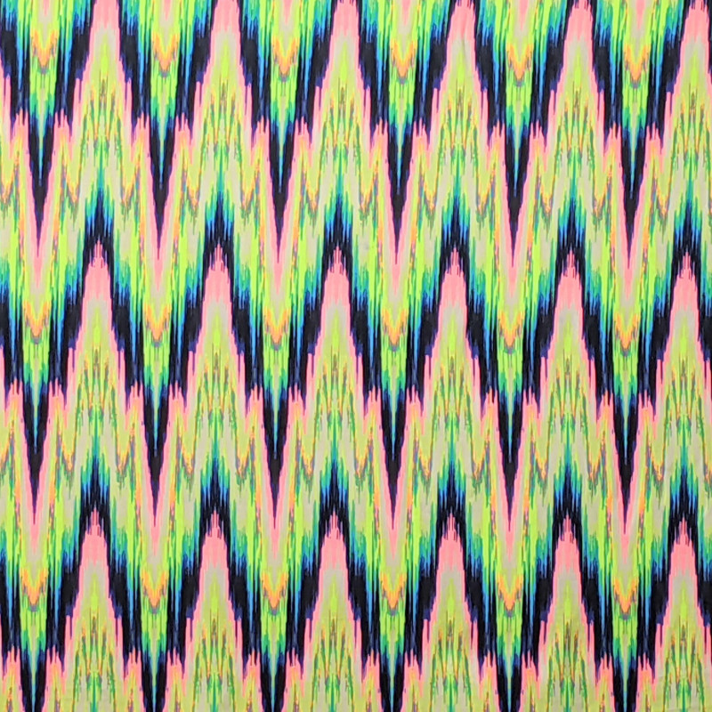 Neon ZigZag fabric swatch