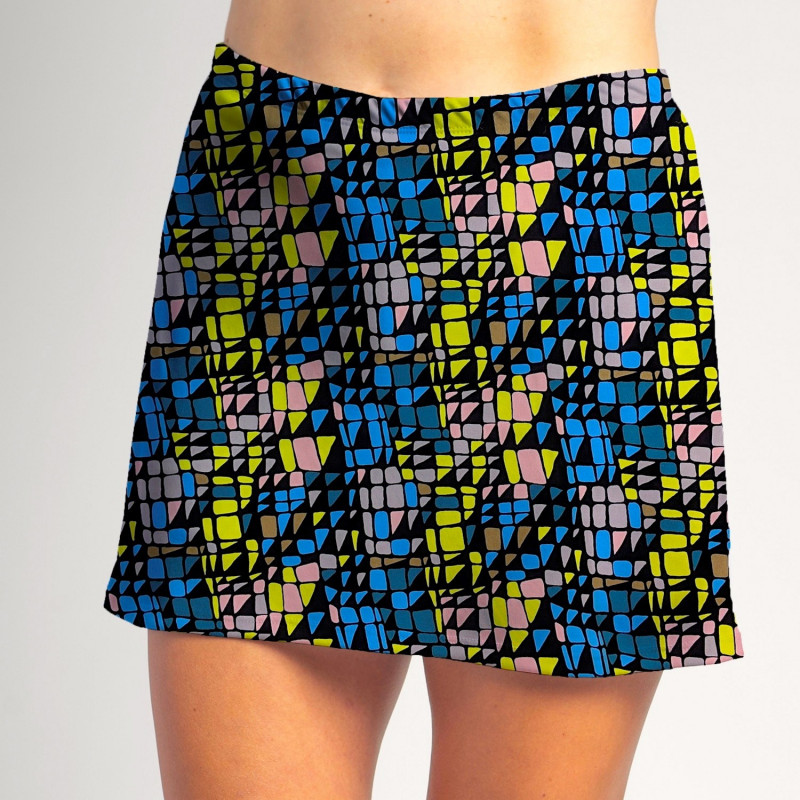 Sporty Skort - Stained Glass