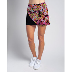 Bias Skort - Citrus Blast with Fuchsia