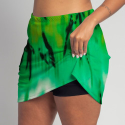 Golf/Walking Zipper Pocket Skort - Luck o the Green