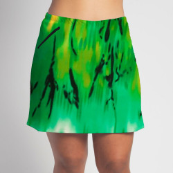 Golf/Walking Zipper Pocket Skort - Luck o the Green