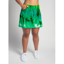 Golf/Walking Zipper Pocket Skort - Luck o the Green