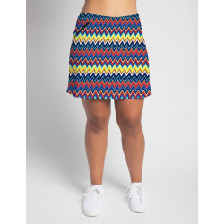 Golf/Walking Zipper Pocket Skort - Missoni ZigZag