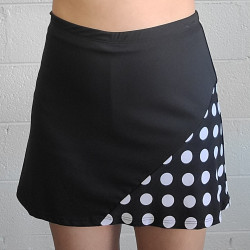 Bias Skort - Black w/ BW...