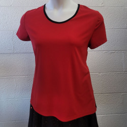 Short Sleeve Tee - Red with...