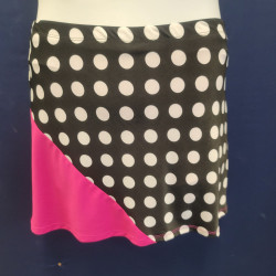 Bias Skort - BW Mini Dot w/...