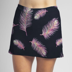 Sporty Skort - Pink Feathers
